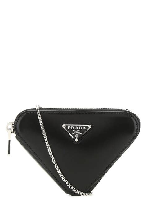 prada triangle logo small pouch|prada mini bags.